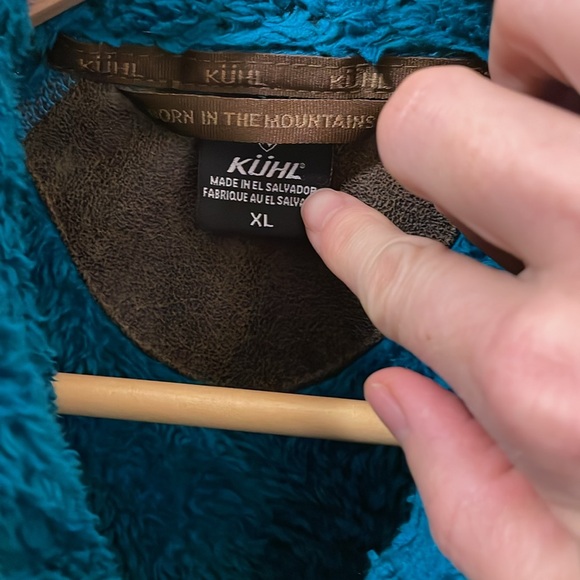 Used Kuhl Flight Jacket, teal, xl - Picture 2 of 4